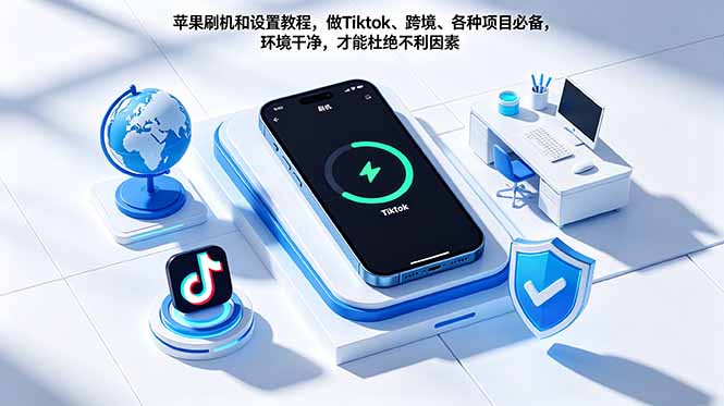 苹果刷机和设置教程，做Tiktok、跨境、各种项目必备，环境干净，才能杜绝不利因素-智云网