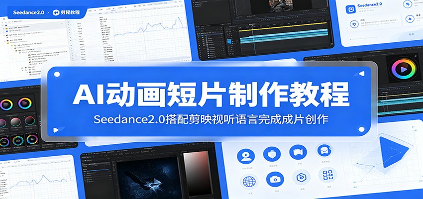 AI动画短片制作教程：Seedance2.0搭配剪映视听语言完成成片创作-智云网