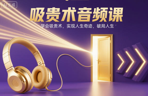 吸贵术音频课,学会吸贵术,实现人生奇迹,破局人生-智云网