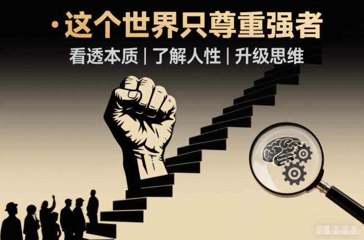 开悟1.0：这个世界只尊重强者，看透本质-了解人性-升级思维-智云网