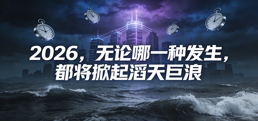 公众号付费文章:2026,无论哪一种发生,都将掀起滔天巨浪 公众号付费文章:2026,无论哪一种发生,都将掀起滔天巨浪