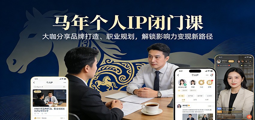 马年个人IP闭门课,大咖分享品牌打造、职业规划,解锁影响力变现新路径-智云网