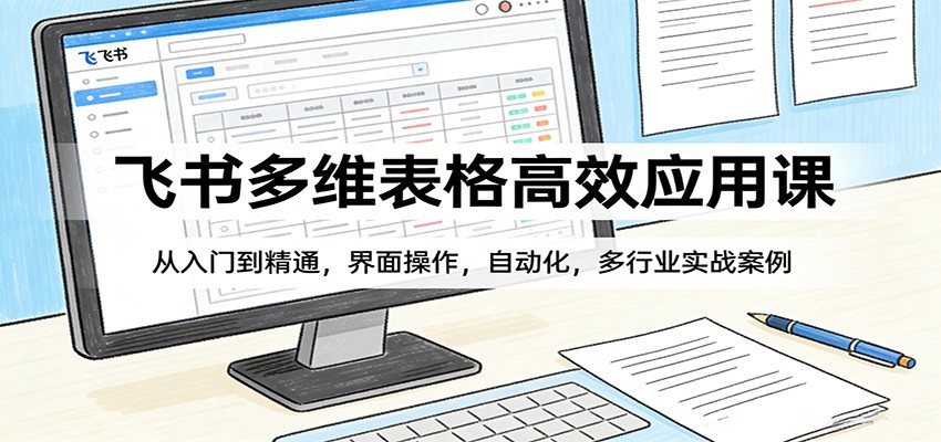 飞书多维表格高效应用课:从入门到精通,界面操作,自动化,多行业实战案例-智云网