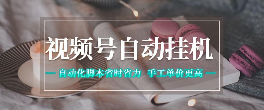 视频号自动挂G项目，自动化脚本省时省力，手工单价更高，日入300+全网最稳【揭秘】-智云网