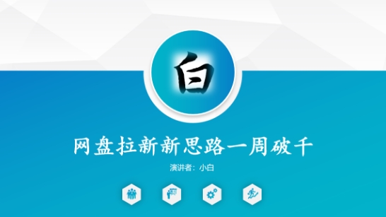 网盘拉新新思路一周破千，长久管道收益