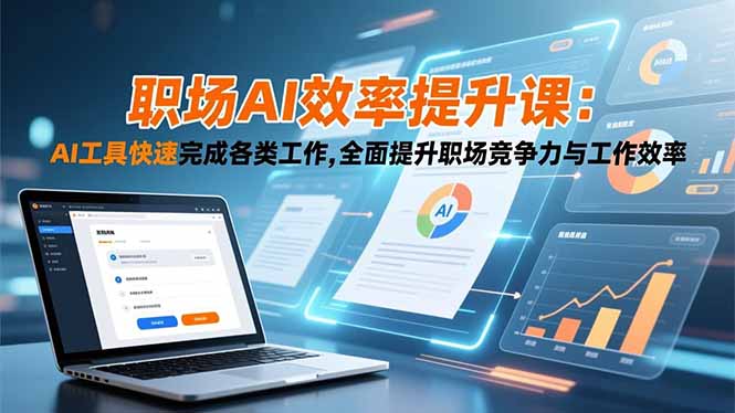 职场AI效率提升课：AI工具快速完成各类工作,全面提升职场竞争力与工作效率-智云网