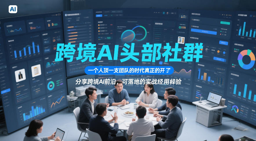 跨境AI头部社群，一个人顶一支团队的时代真正的开始了，分享跨境AI前沿，可落地的实战经验（更新5月23日）-智云网