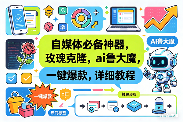 （18391期）玫瑰克隆神器，一键ai爆款工具，自媒体必备，60多个功能的详细教程-智云网