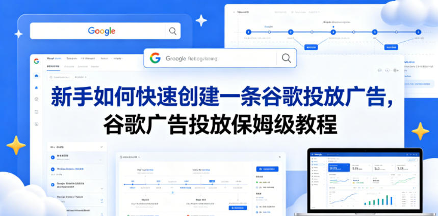 新手如何快速创建一条谷歌投放广告，谷歌广告投放保姆级教程-智云网