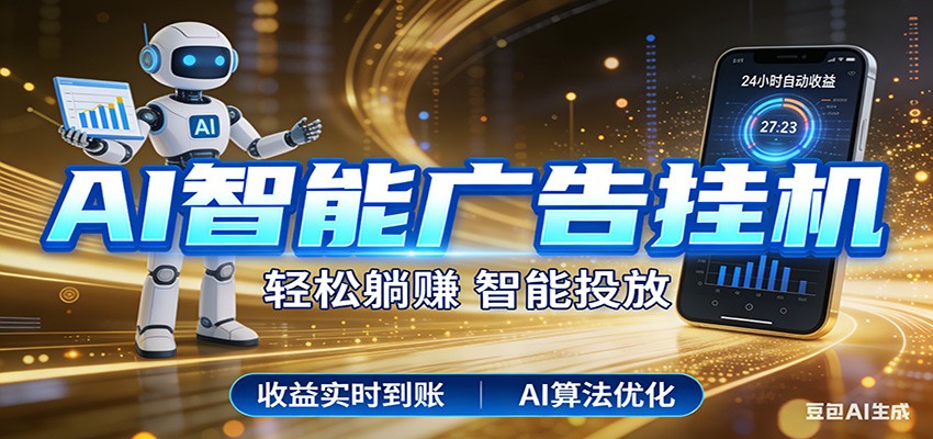 图片[1]-智能广告挂机新时代，利用碎片化时间实现稳定被动收益，AI帮你持续盈利-智云网