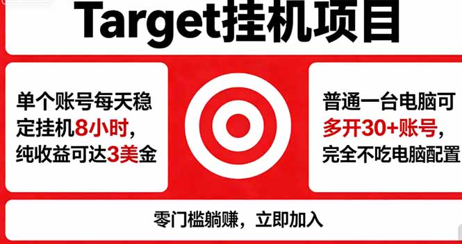 海外平台Target，正规运营商合作、技术兜底长期稳定、防风控、任务不断档、收益透明、灵活提…-智云网