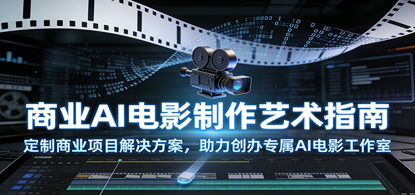 图片[1]-商业AI电影制作艺术指南：定制商业项目解决方案，助力创办专属AI电影工作室-智云网
