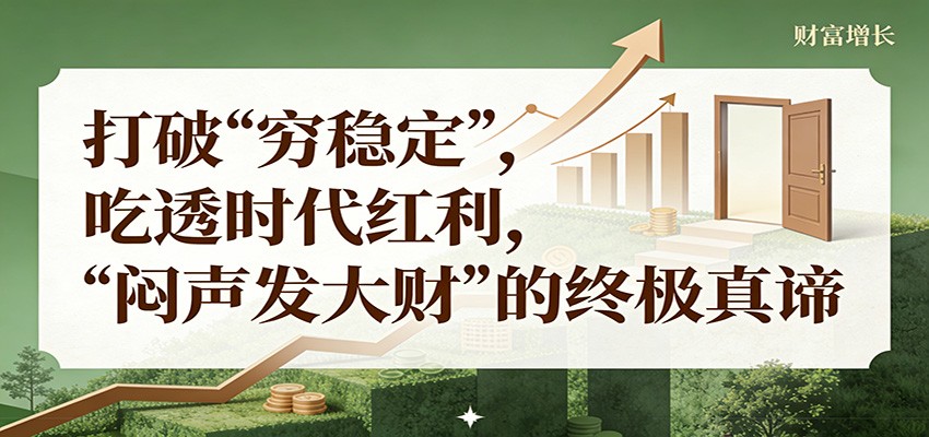 公众号付费文章《打破 “穷稳定”,吃透时代红利,“闷声发大财”的终极真谛》 公众号付费文章《打破 “穷稳定”,吃透时代红利,“闷声发大财”的终极真谛》