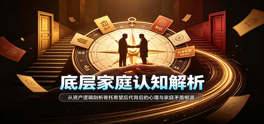 底层家庭认知解析：从资产逻辑剖析寄托希望后代背后的心理与家庭矛盾根源-智云网