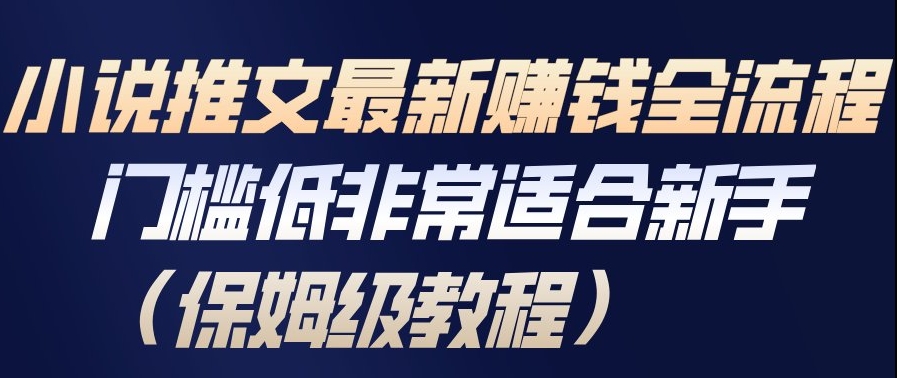 小说推文最新賺钱全流程,门槛低非常适合新手(保姆级教程)-智云网