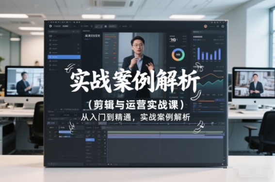 剪辑与运营实战课，从入门到精通，实战案例解析（更新2026）-智云网