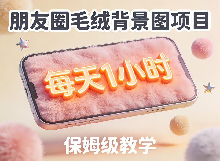 朋友圈动态背景图项目，每天1小时，实战保姆级教学【第二期】-智云网