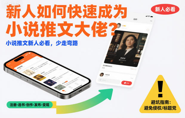 新人如何快速成为小说推文大佬?小说推文新人必看,少走弯路