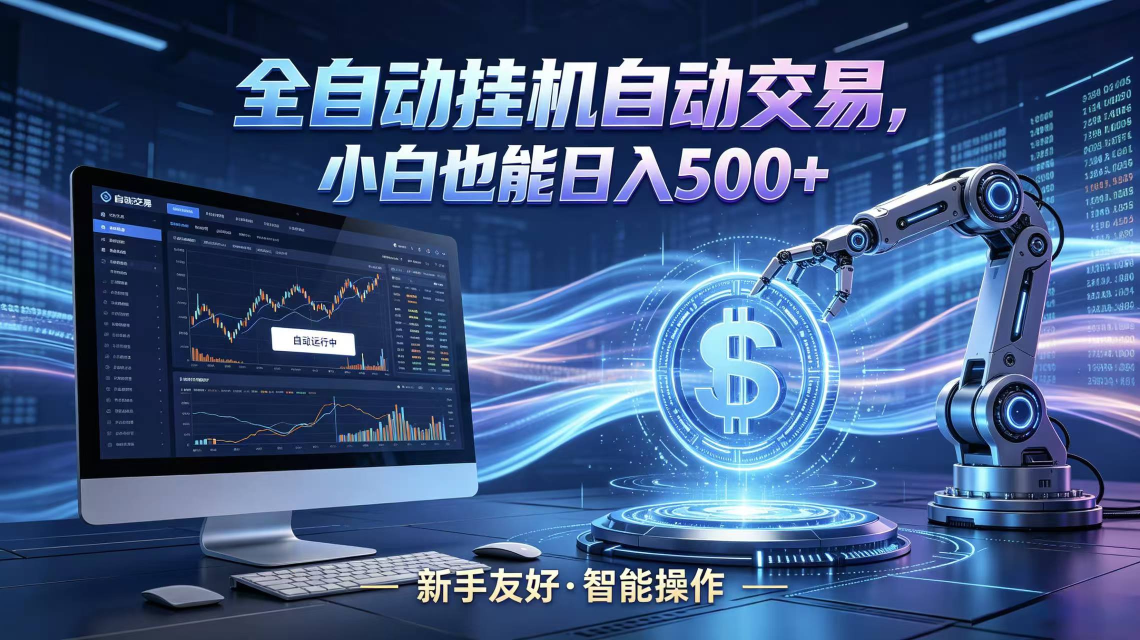 全新智能化交易助手,傻瓜式操作,小白也能快速上手,轻松实现日入500+-智云网